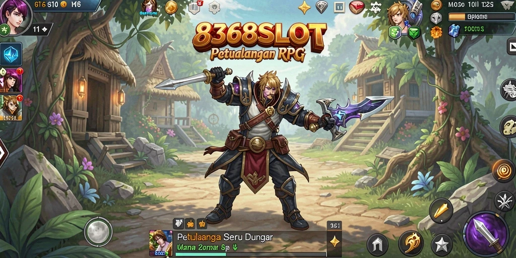 Tampilan seru dalam gameplay RPG 8368SLOT yang memukau.