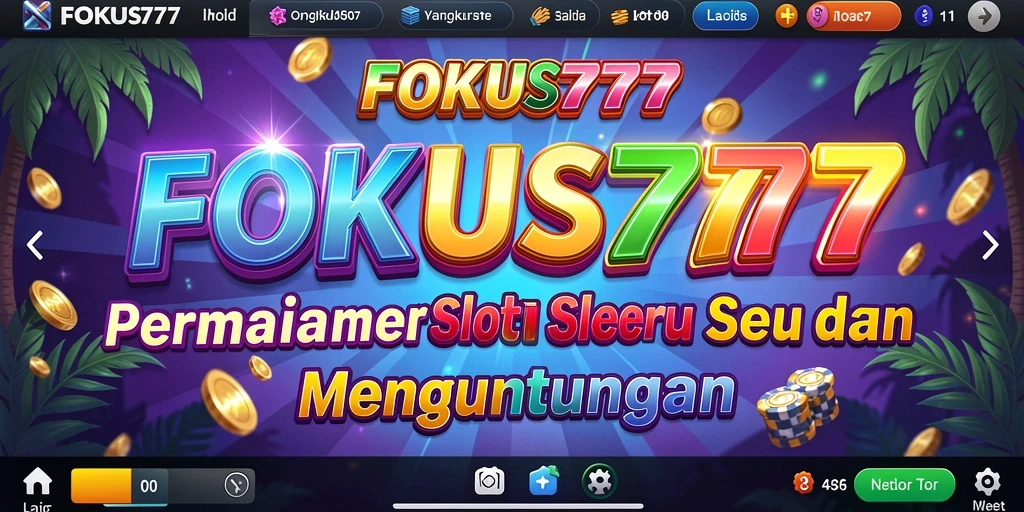 Screenshot permainan Slot menarik di FOKUS777.