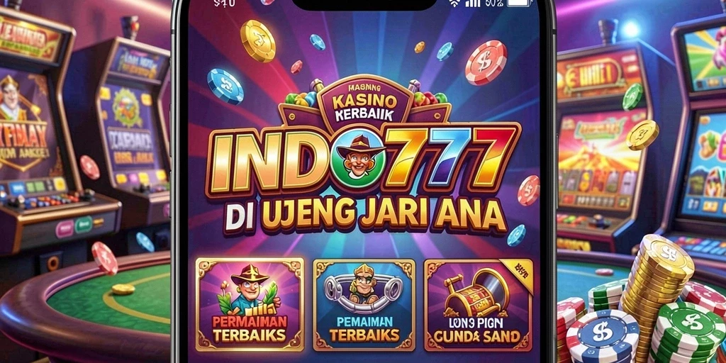 Tampilan gameplay Kasino di aplikasi INDO777 yang menarik dan seru.