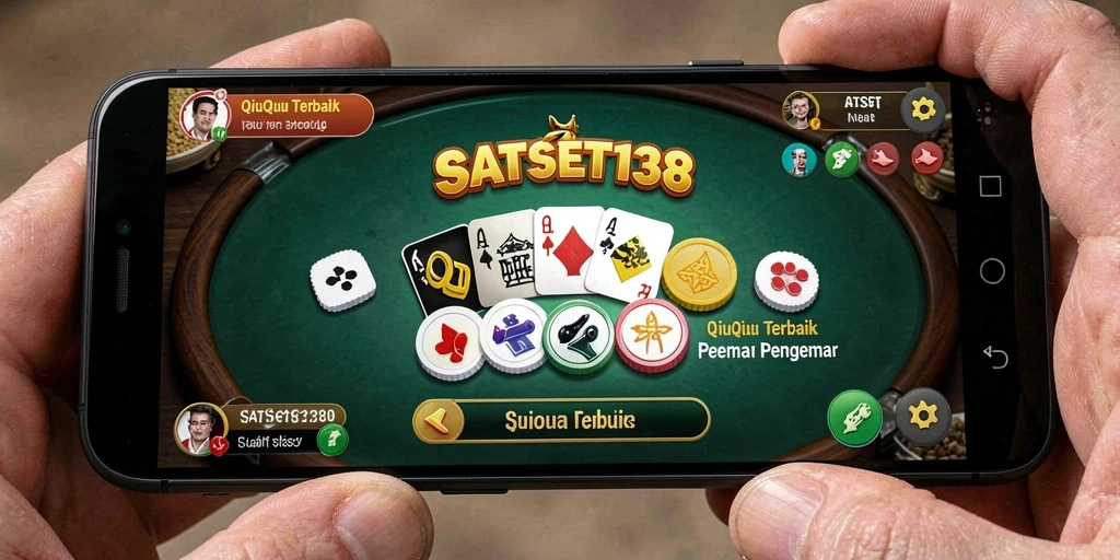 Tampilan menarik dari gameplay QiuQiu yang mendebarkan.