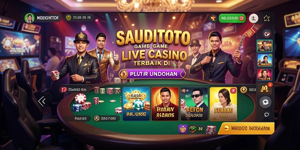 Gameplay mendebarkan di SAUDITOTO dengan dealer langsung.