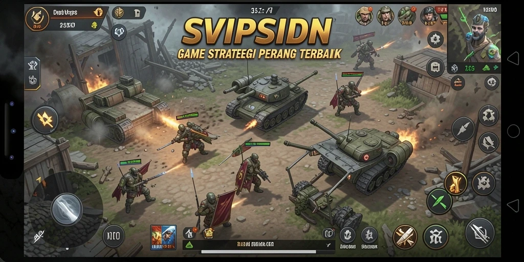 Tampilan gameplay SLG yang mengesankan di SVIPSIDN.